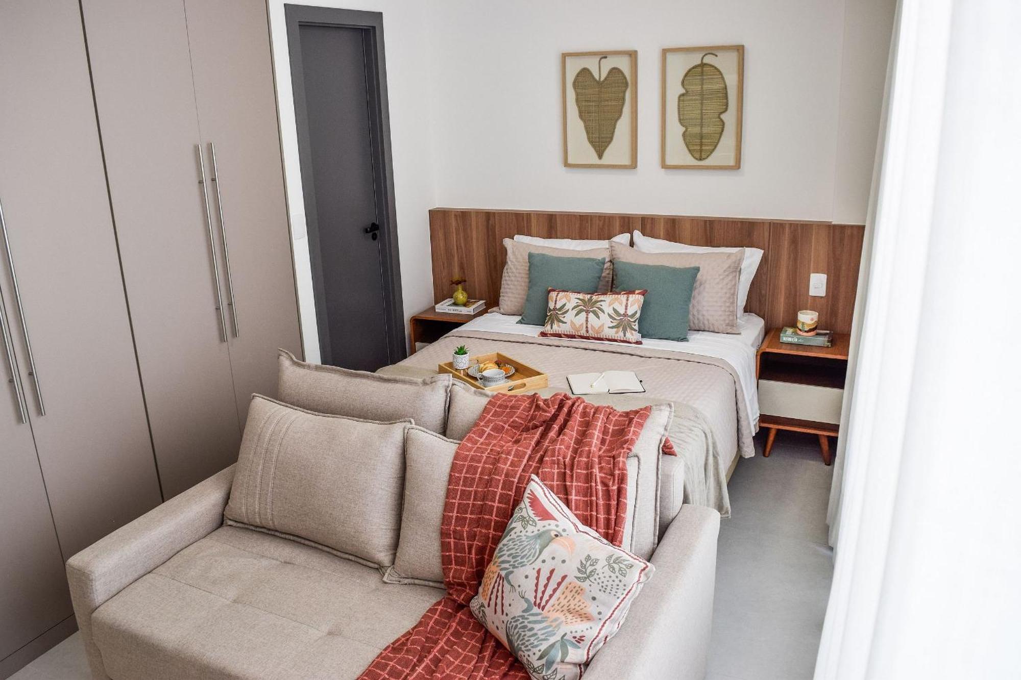 Estudio 908: Conforto E Sofisticacao No Coracao De Jardim Camburi Apartment